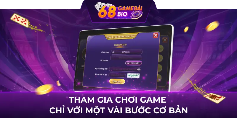 Đại chiến đỏ đen 68 game bài - Tựa game bài số 1 hiện nay 3 Tham gia chơi game chỉ với một vài bước cơ bản