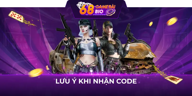 Hướng dẫn nhận code phục kích cho tân thủ mới tham gia 2 Lưu ý khi nhận code