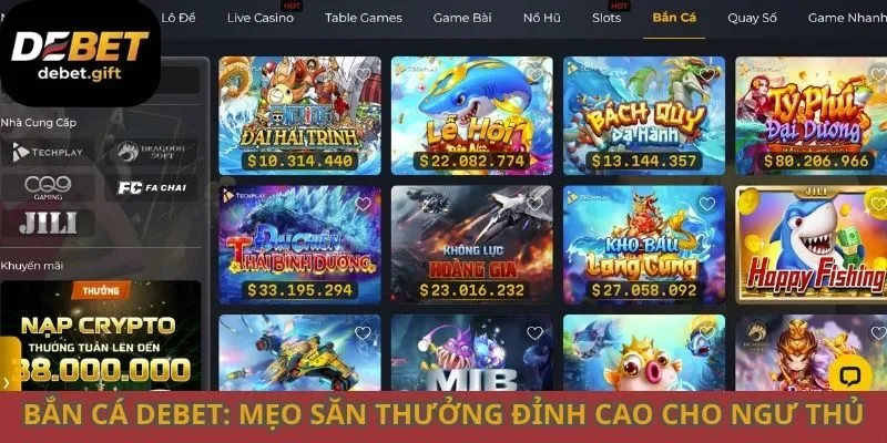 bắn cá Debet
