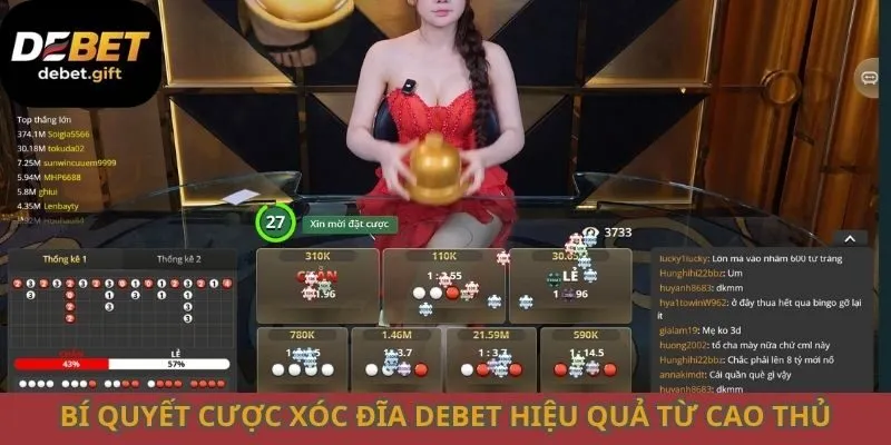 Bí quyết cược xóc đĩa Debet hiệu quả từ cao thủ