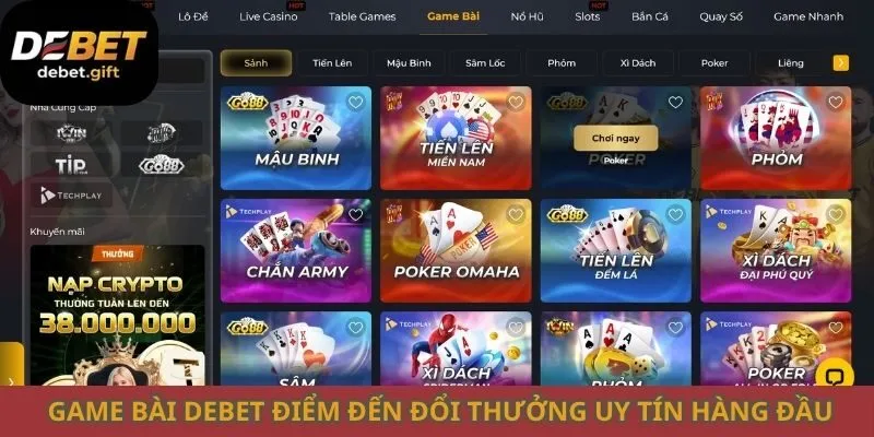 Game bài Debet