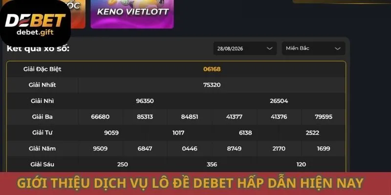 Giới thiệu dịch vụ lô đề Debet hấp dẫn hiện nay