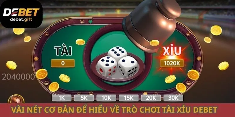 Vài nét cơ bản để hiểu về trò chơi tài xỉu Debet